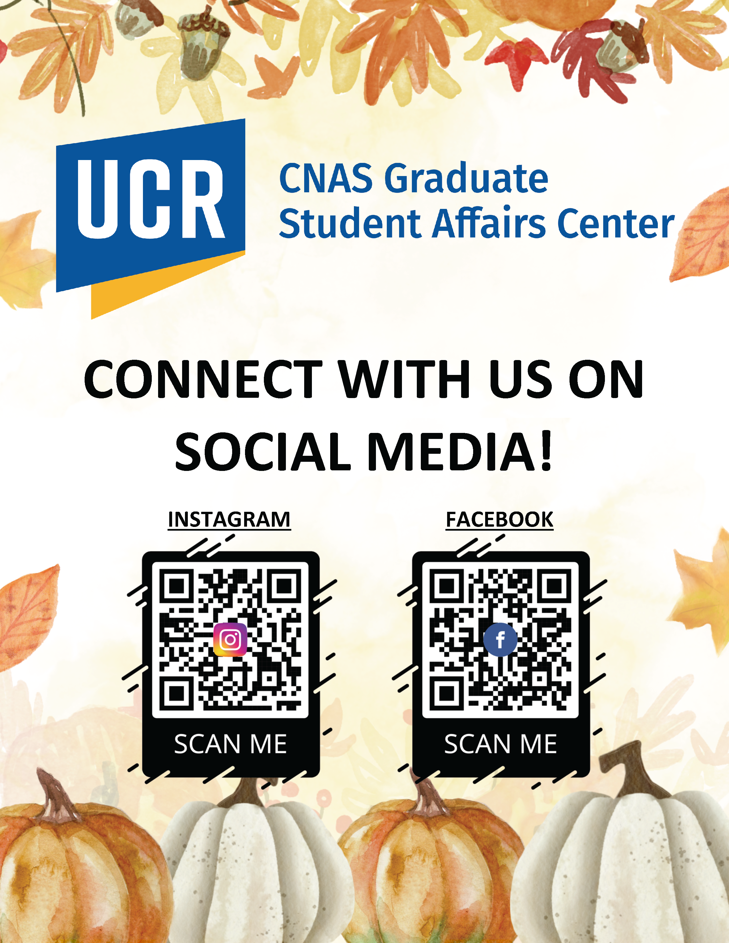 CNAS GSAC Connect with Us on Social Media Flyer